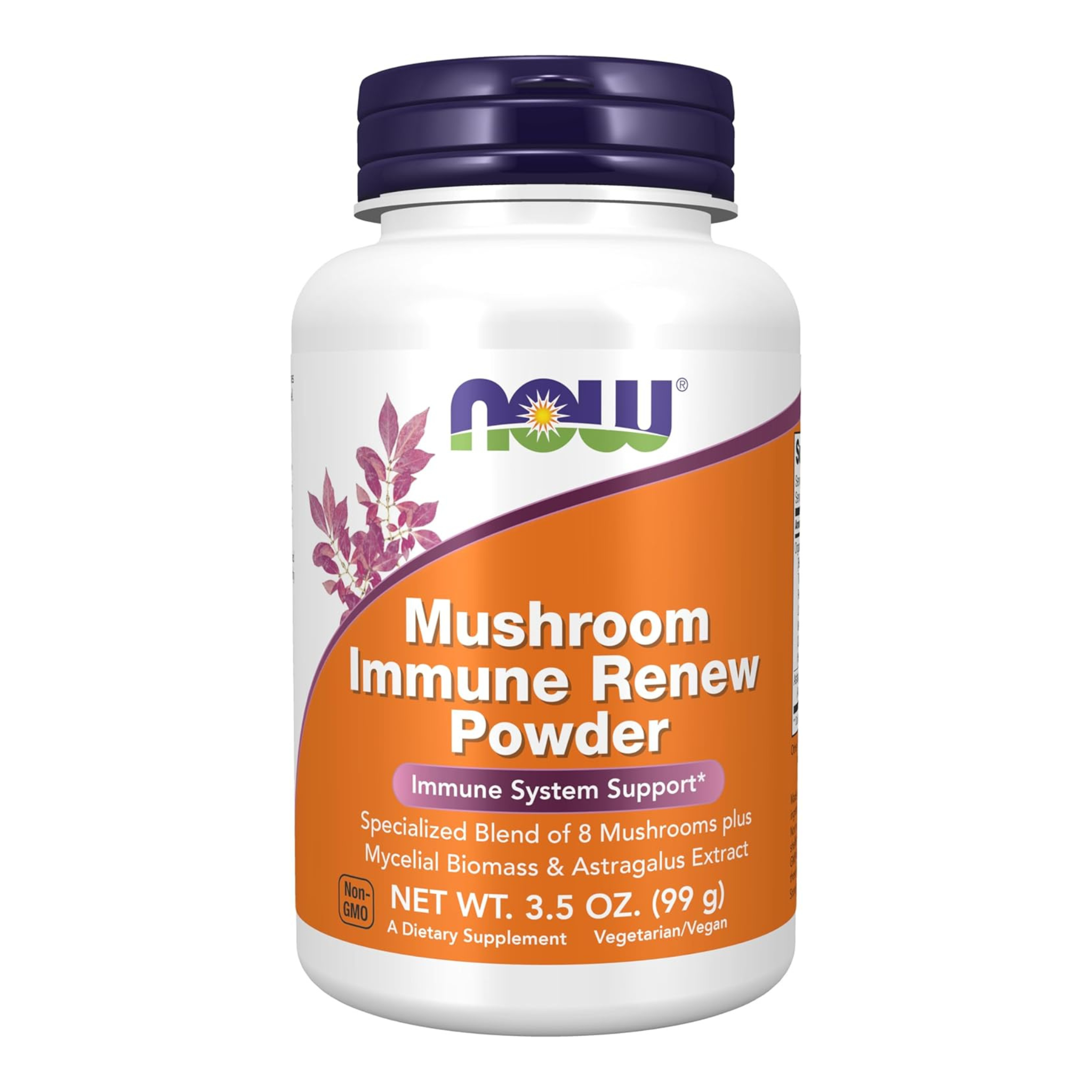 NOW Foods Supplements, Mushroom Immune Renew with Astragalus Root Extract, Immune System Support*, 3.5-Ounce