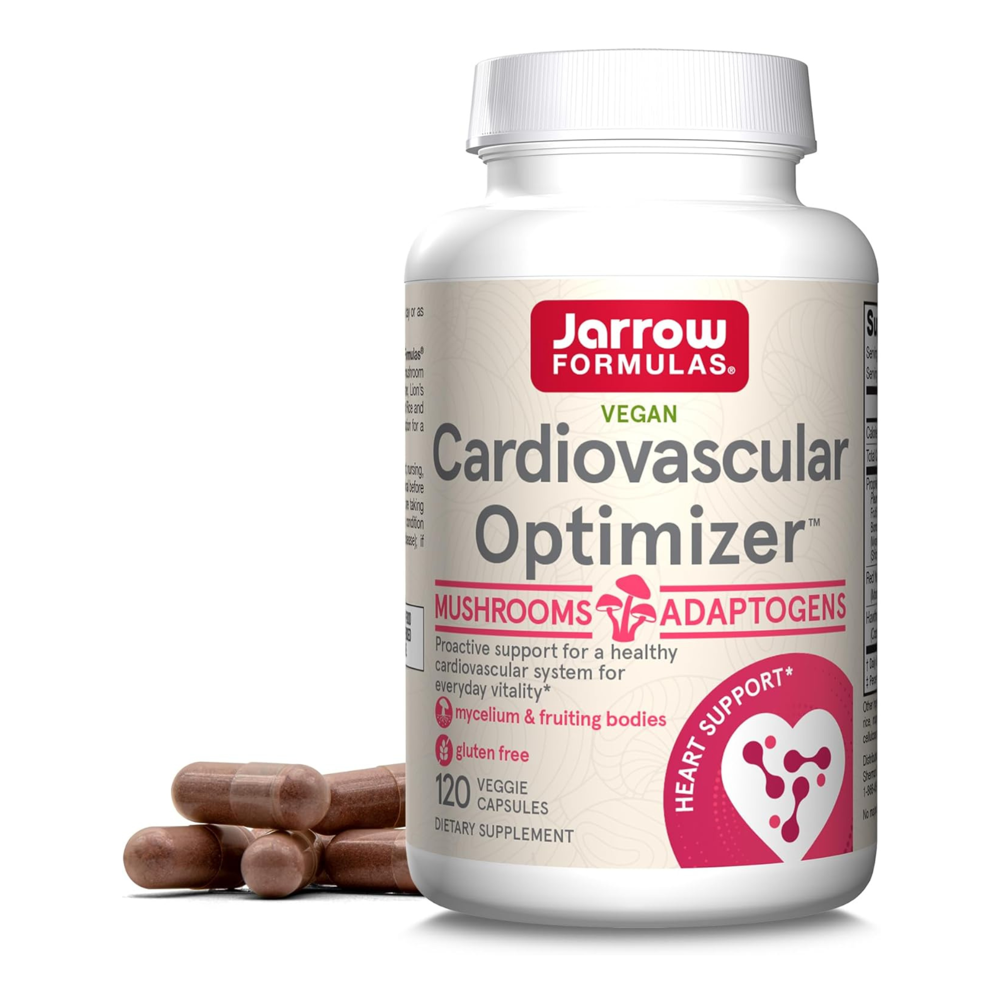 Jarrow Formulas, Cardiovascular Optimizer, 120 Veggie Capsules