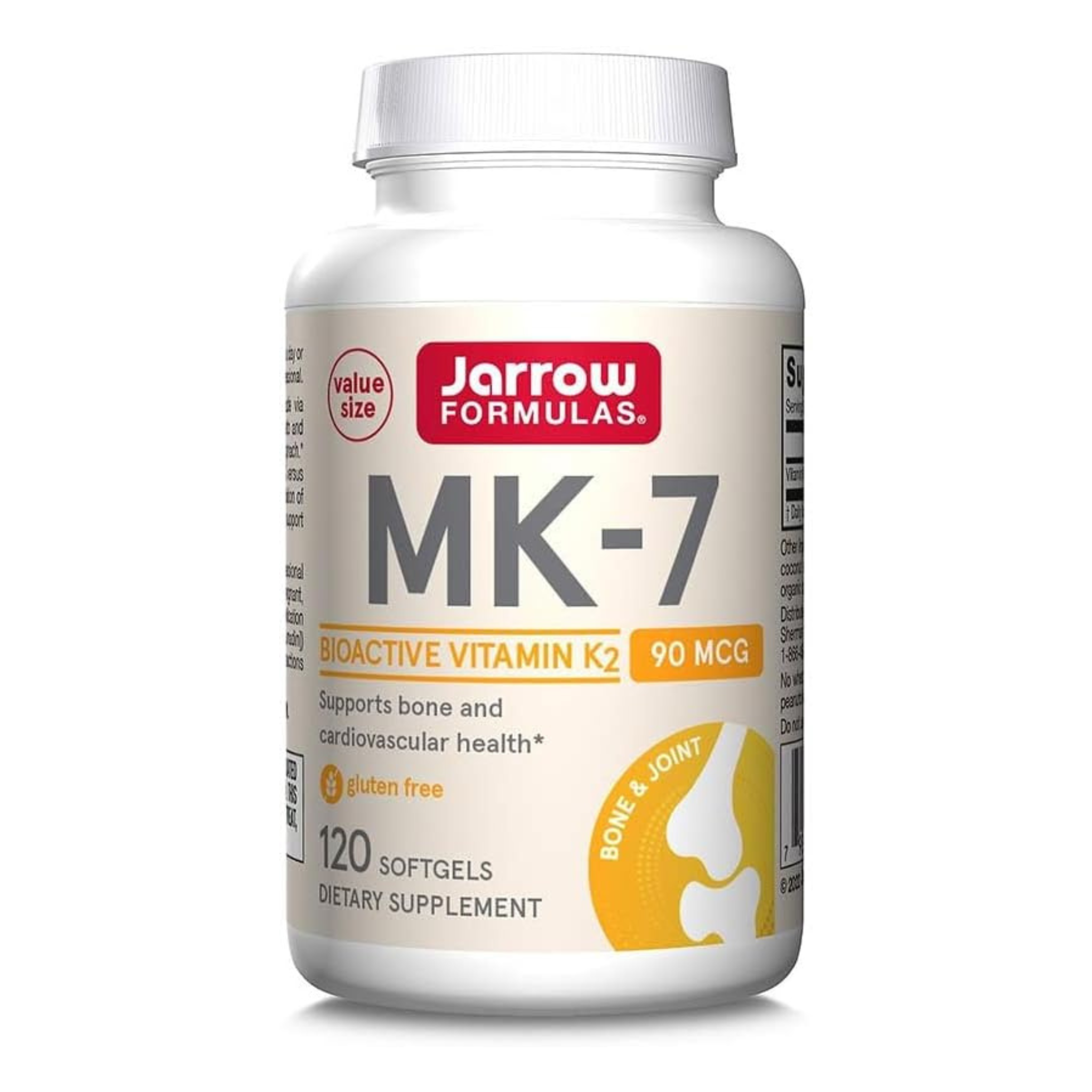 Jarrow Formulas MK-7, 90 mcg, 90 Softgels