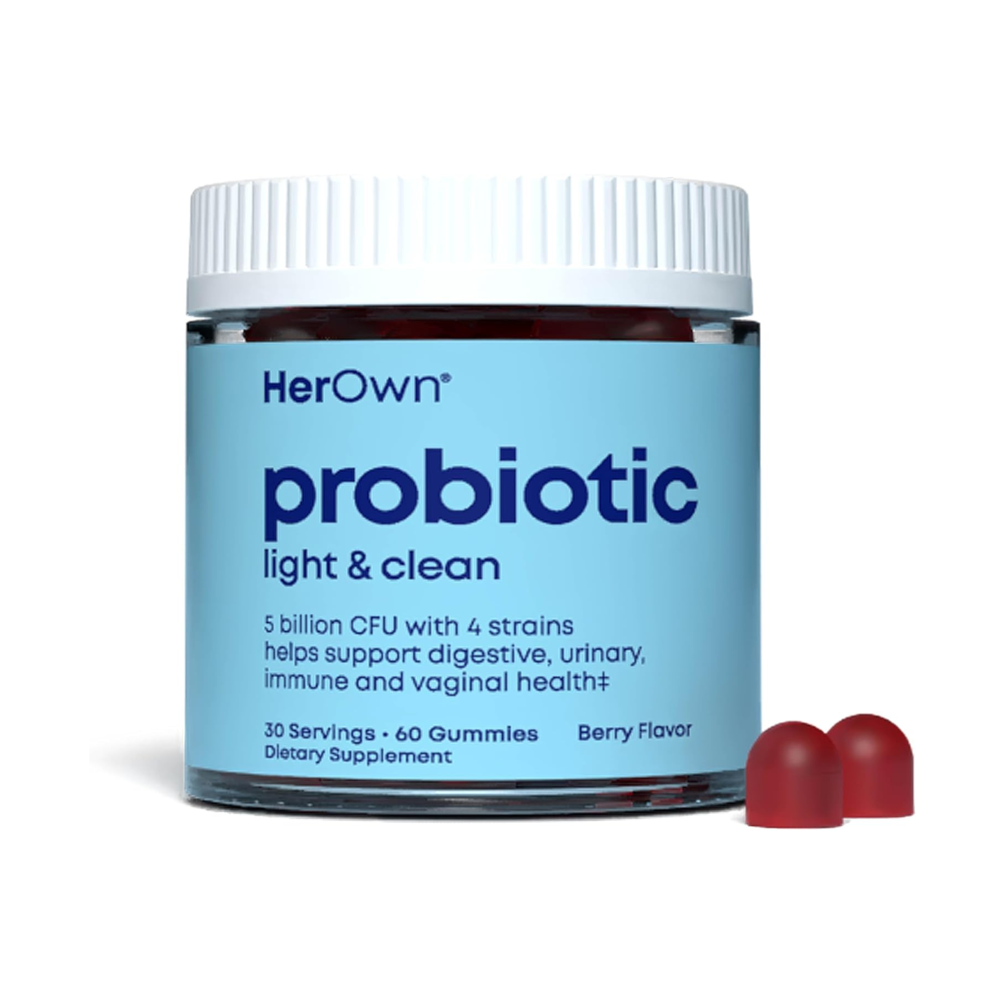 Her own Probiotic & Prebiotic Gummy, 60 Gummies, 30 Servings