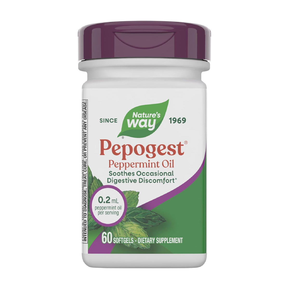 Nature's Way Pepogest Peppermint Oil - 60 CT