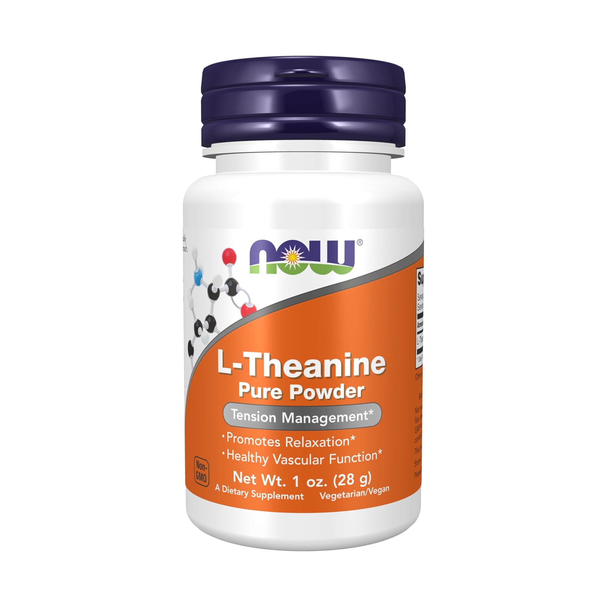 NOW Foods, L-Theanine Pure Powder, 1 oz (28 g)