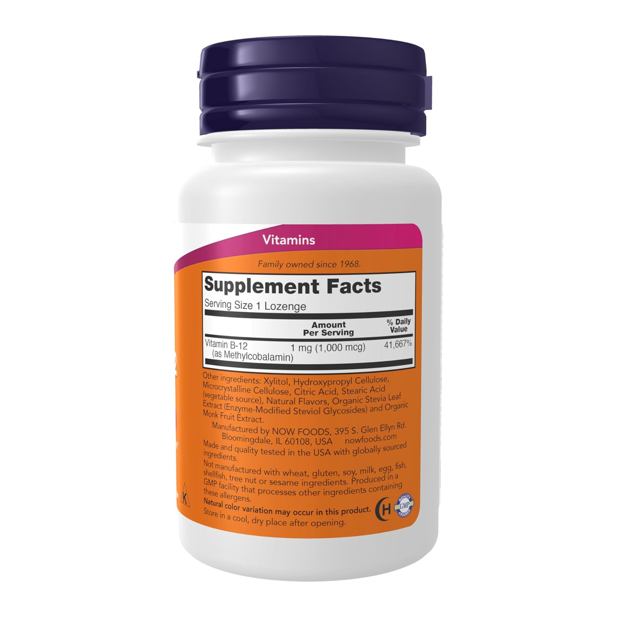 NOW Foods, Methyl B-12, 1,000 mcg, 100 Lozenges