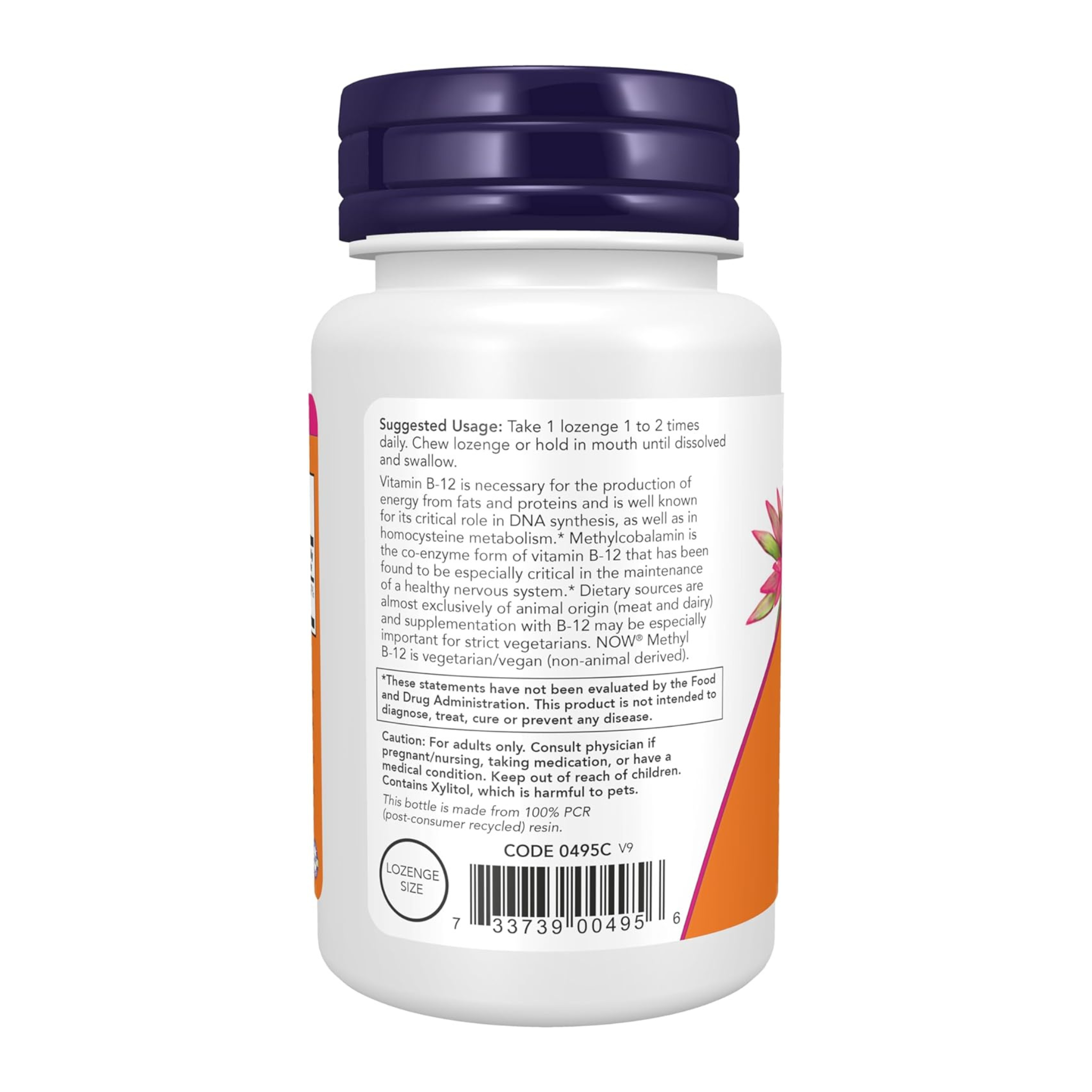 NOW Foods, Methyl B-12, 1,000 mcg, 100 Lozenges