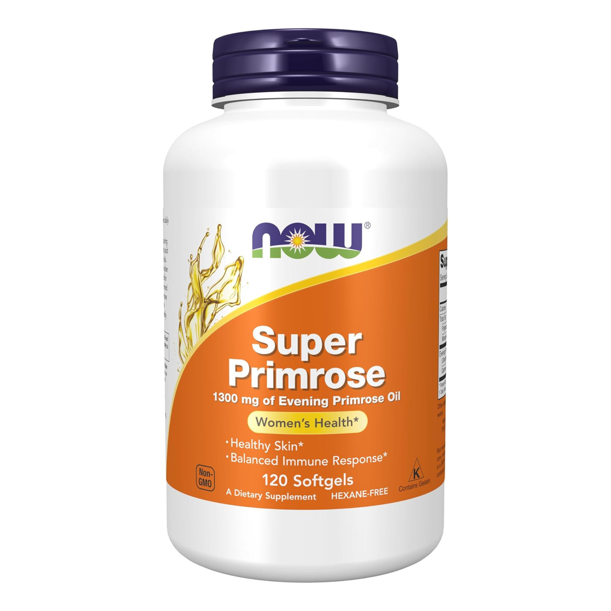 NOW Foods, Super Primrose, 1,300 mg, 120 Softgels