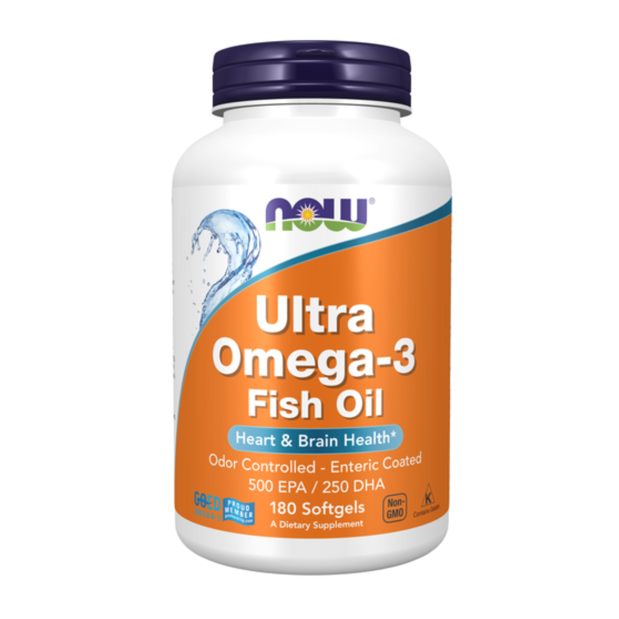 NOW Foods, Ultra Omega-3 Fish Oil, 180 Softgels