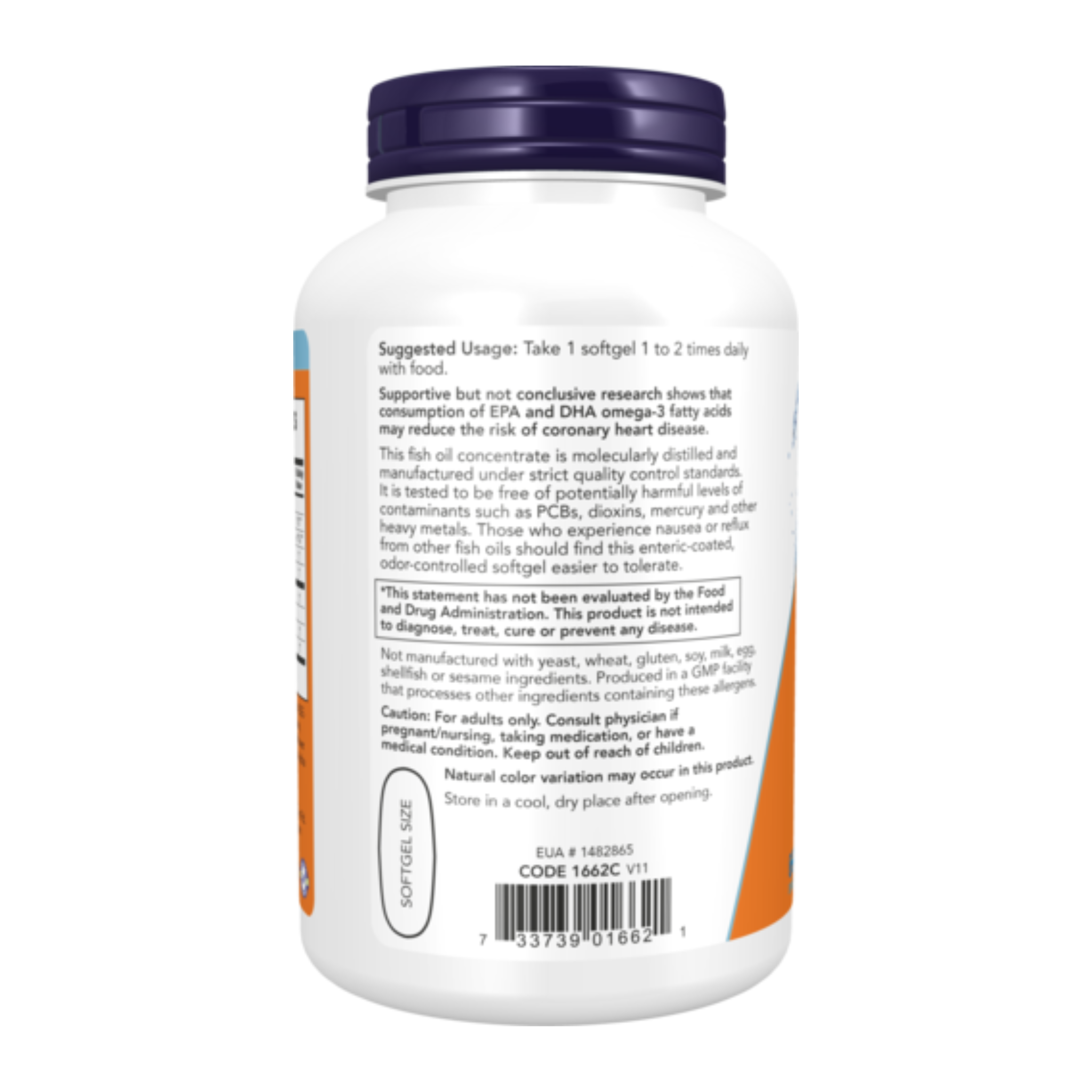 NOW Foods, Ultra Omega-3 Fish Oil, 180 Softgels