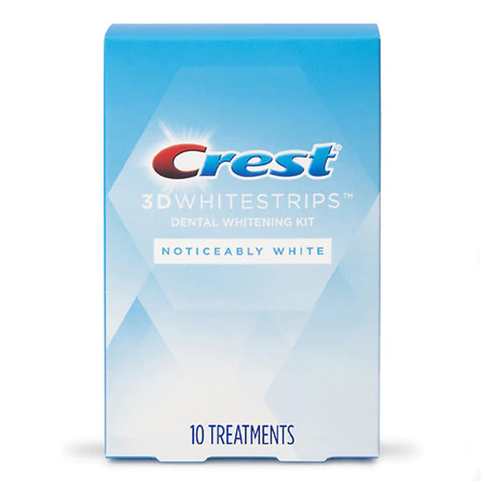 Crest, 3D Whitestrips, Dental Whitening Kit, Noticeably White, 20 Strips