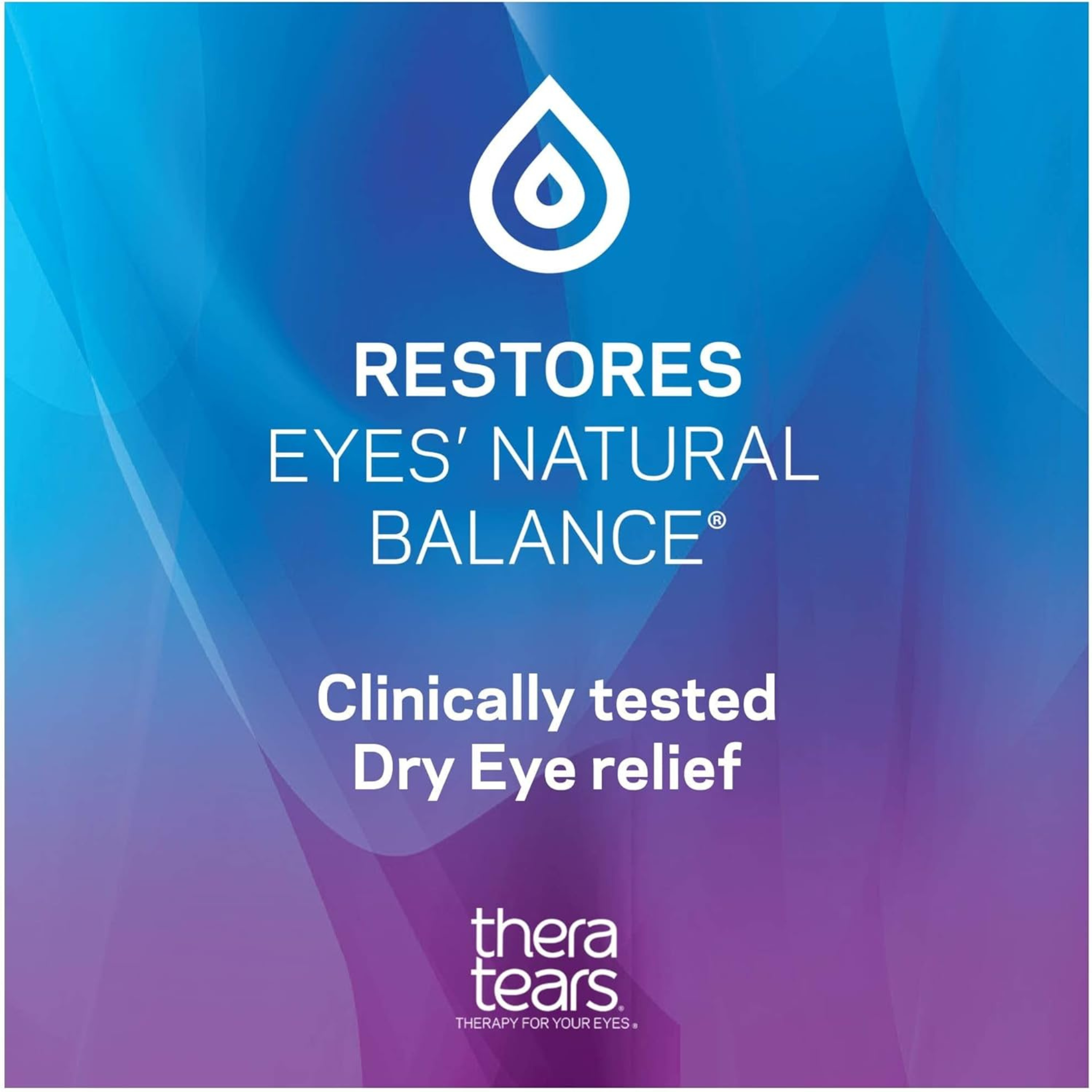 TheraTears, Dry Eye Therapy, Lubricant Eye Drops, 30 Sterile Single-Use Vials