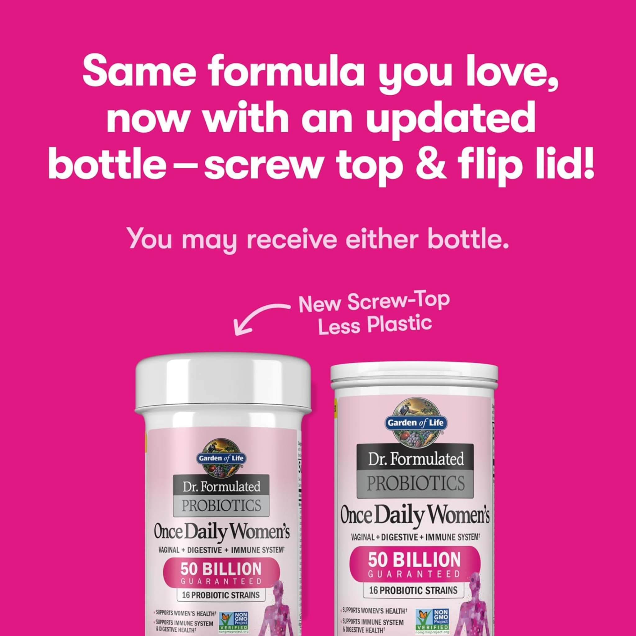 Garden of Life, Dr. Formulated Probiotics, Once Daily Women's, 50 Billion, 30 Vegetarian Capsules