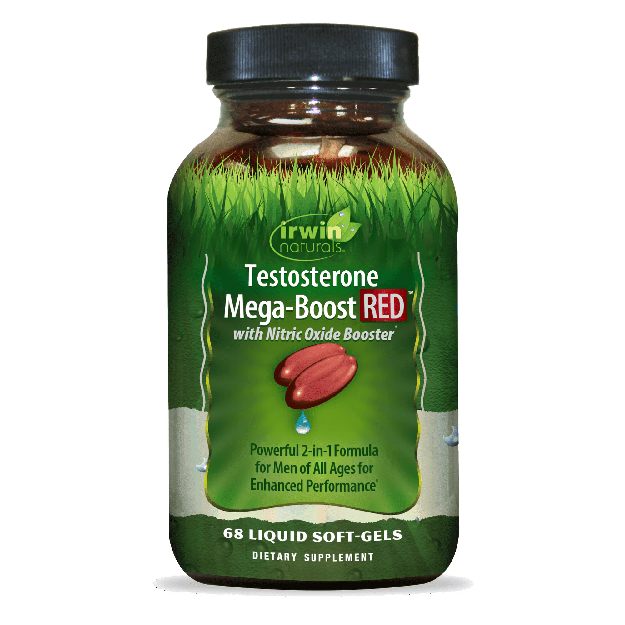 Irwin Naturals Testosterone Mega Boost Red 68 Sgels