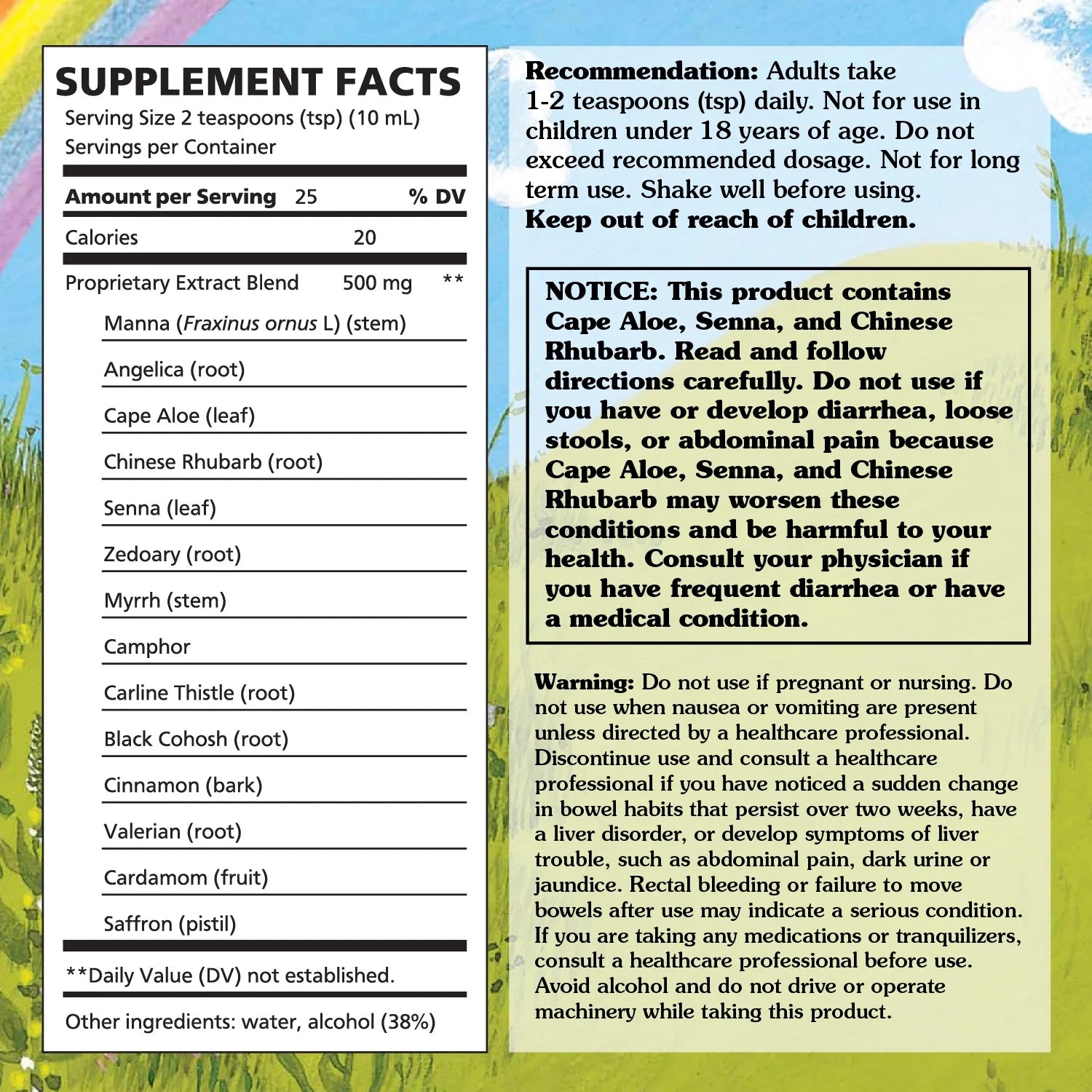 NatureWorks® Swedish Bitters Traditional European Herbal Extract Used for Digestion, 8.45 fl. oz.