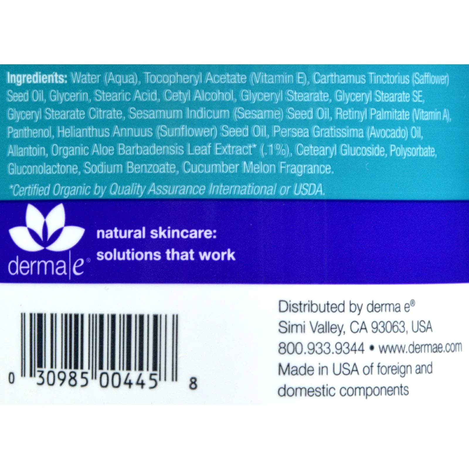 DERMA E, Vitamin E Creme, 4 oz (113 g)