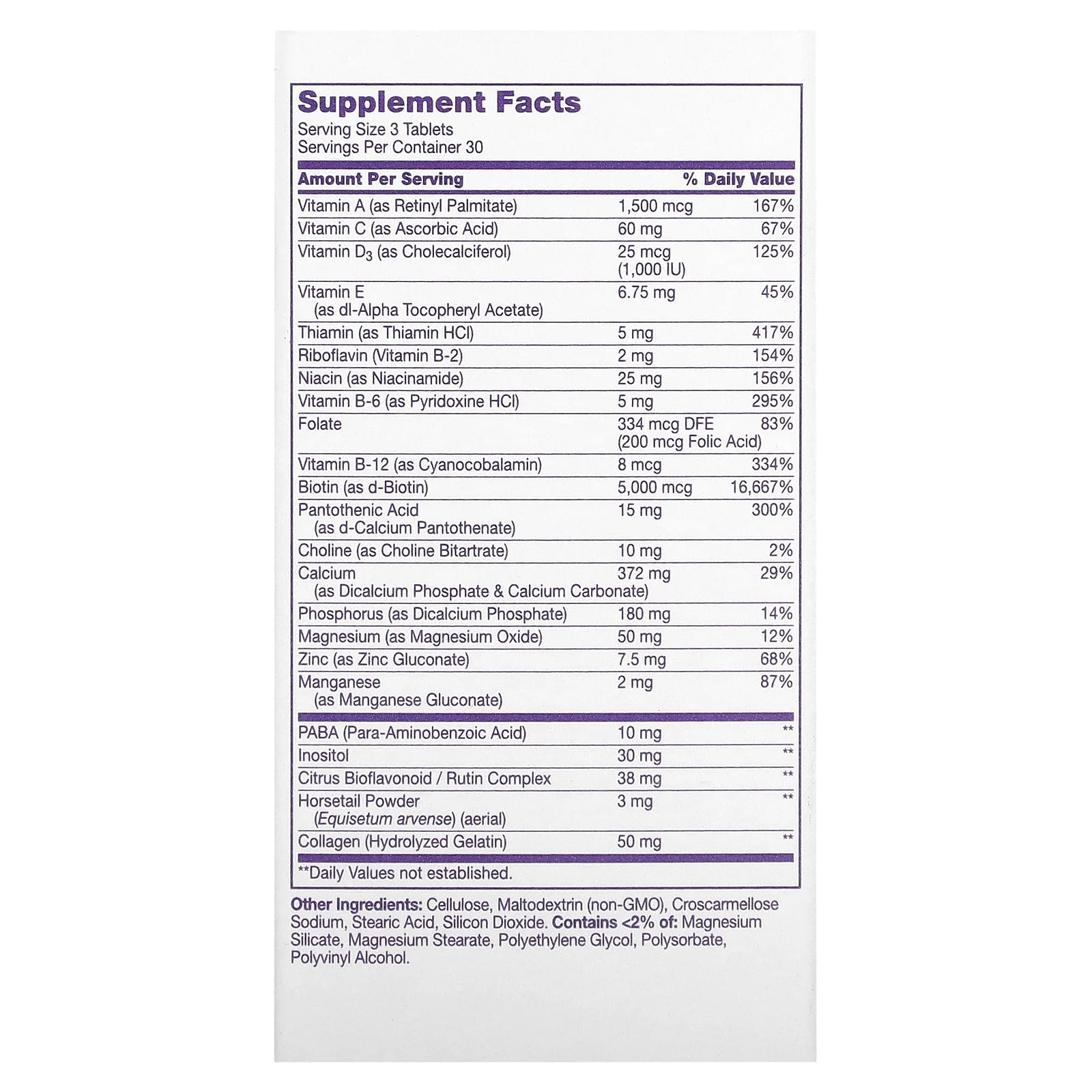 21st Century Healthy Renewal Formula Hair, Skin & Nails Extra Strength - 90 Tablets