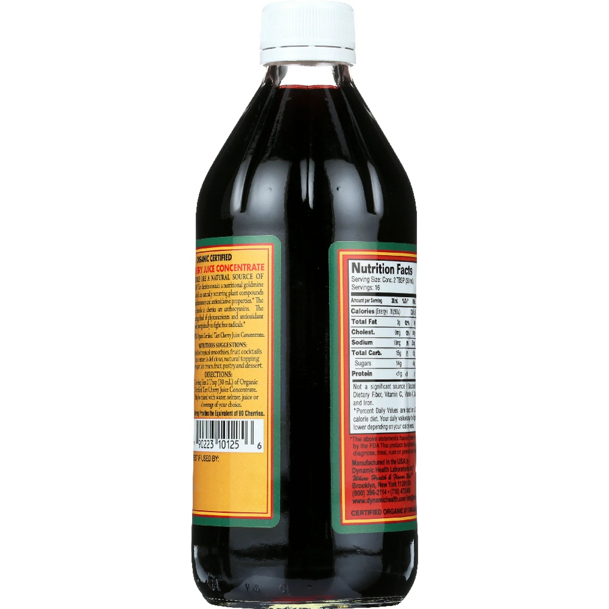 Dynamic Health, Tart Cherry Concentrate, Glass, 16 fl oz (473 ml)