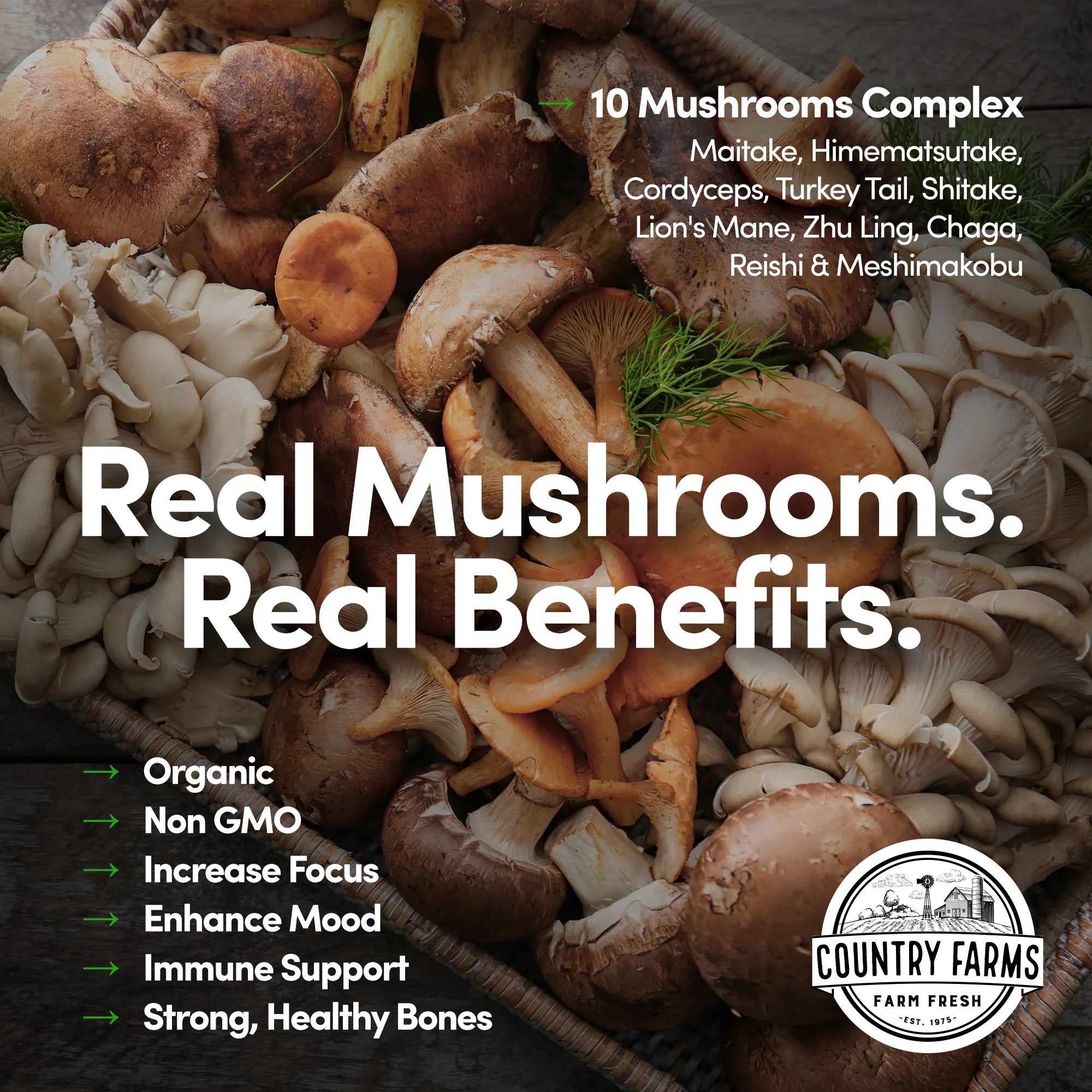 Country Farms Super Green Drink Mix Berry 10.6 oz