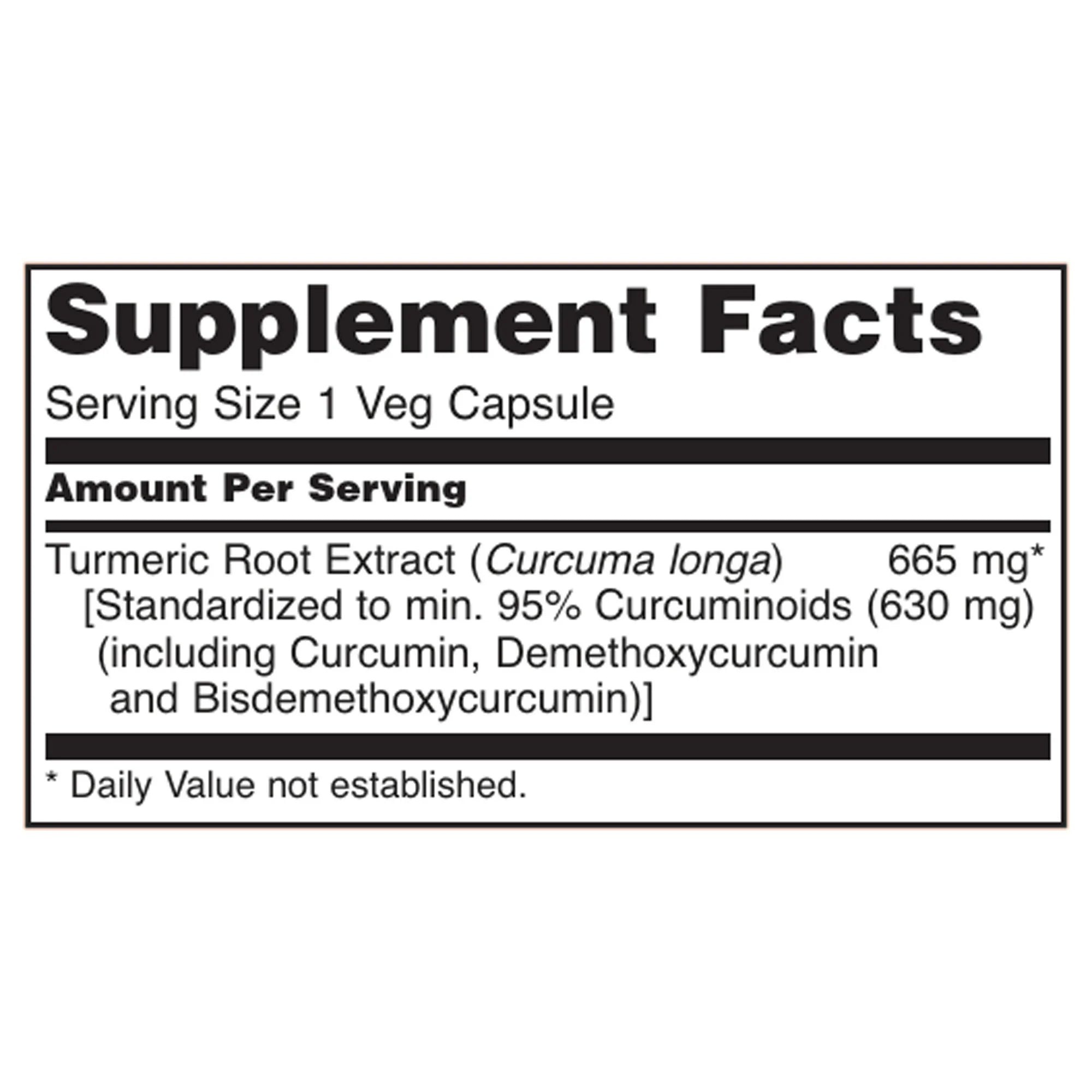 NOW Foods, Turmeric Curcumin, 665 mg, 60 Veg Capsules