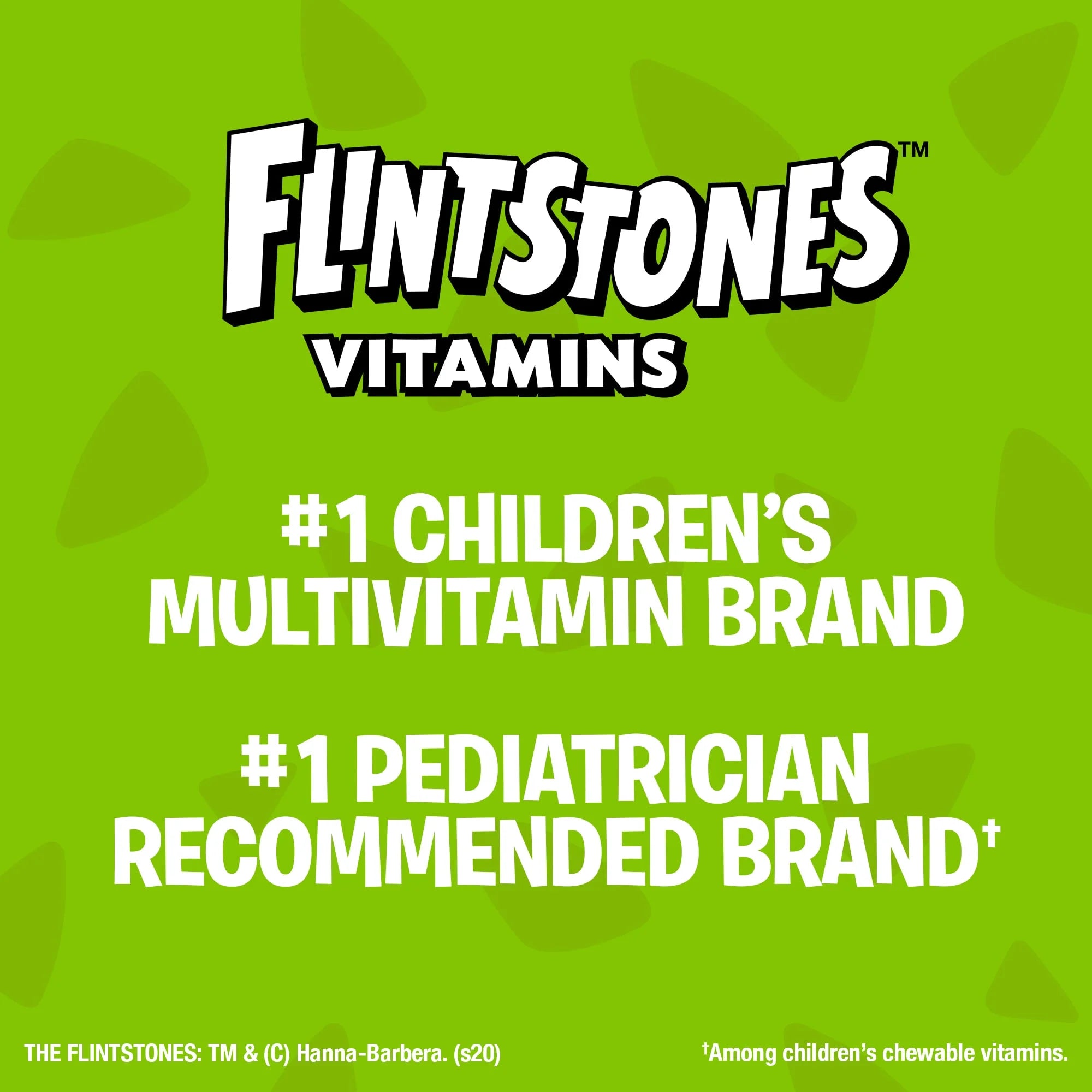 Flintstones Chewable Multivitamin + Immune Support, Vitamin C, Zinc for Kids, 90 Count
