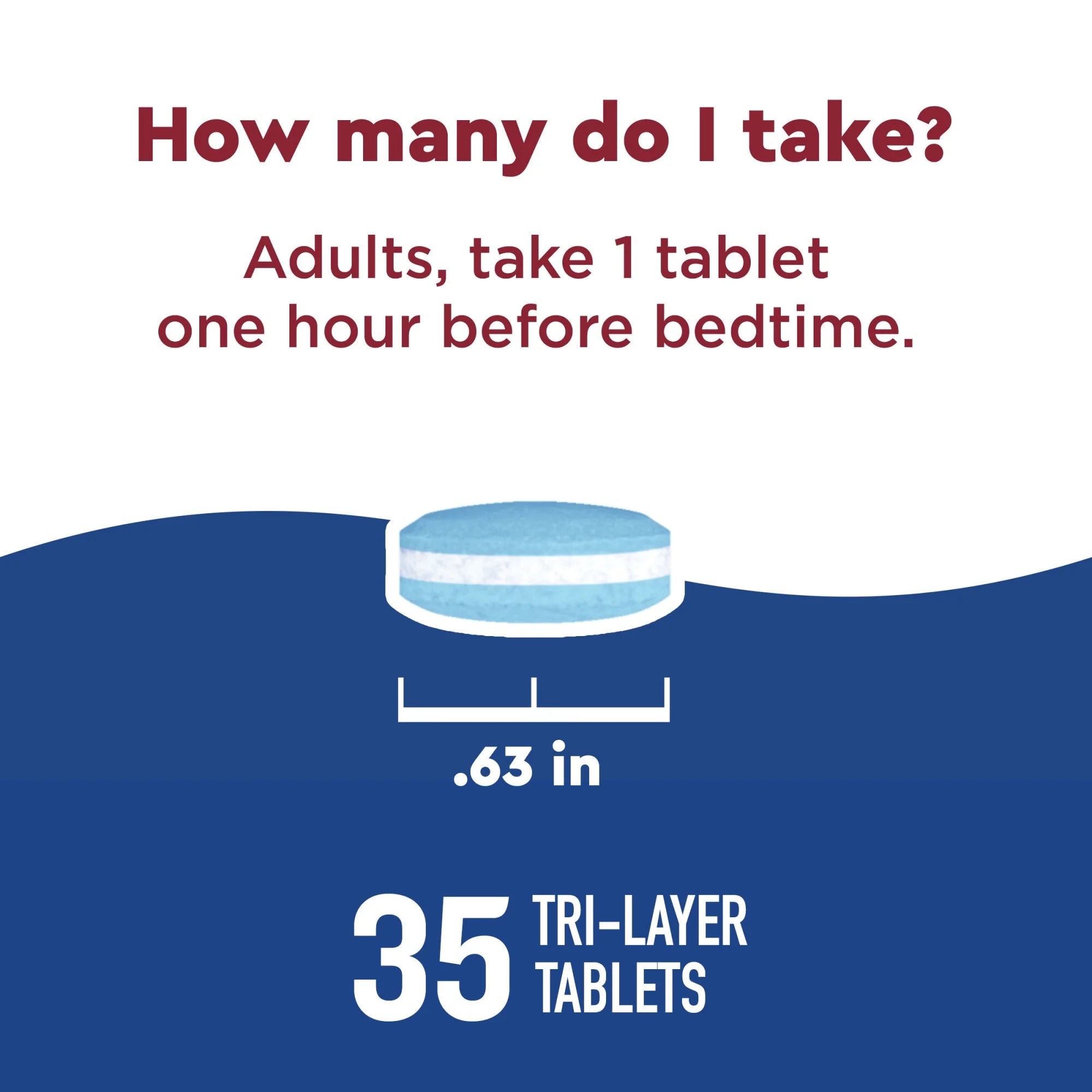 Nature Made Wellblends Sleep Longer Tri-Layer Tablets, Sleep Aid Supplement, 35 Count