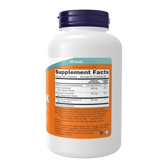 NOW Foods Cal-Mag DK, Complete Bone Formula, 180 Capsules