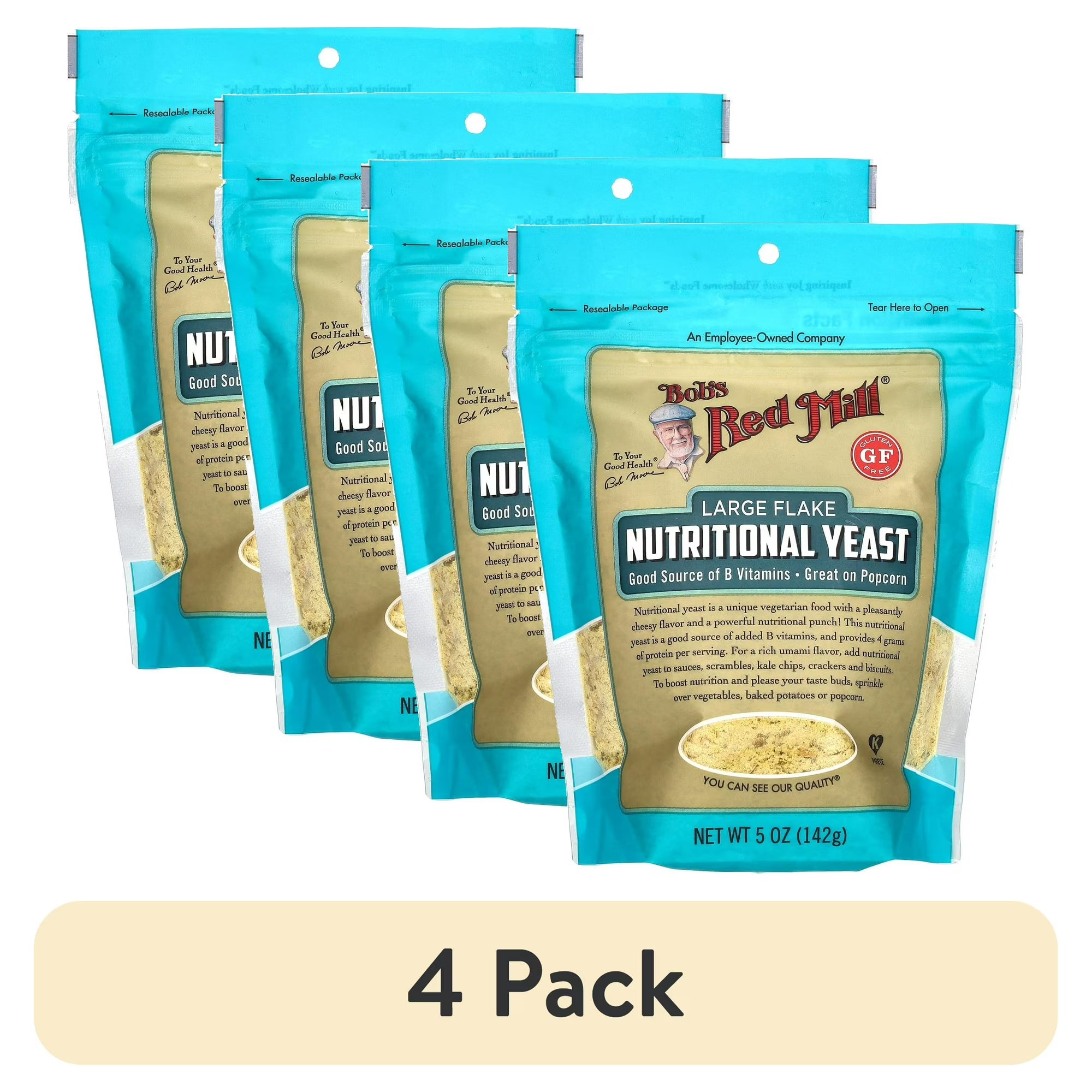Bob's Red Mill Gluten Free Large Flake Nutritional Yeast, 5 oz