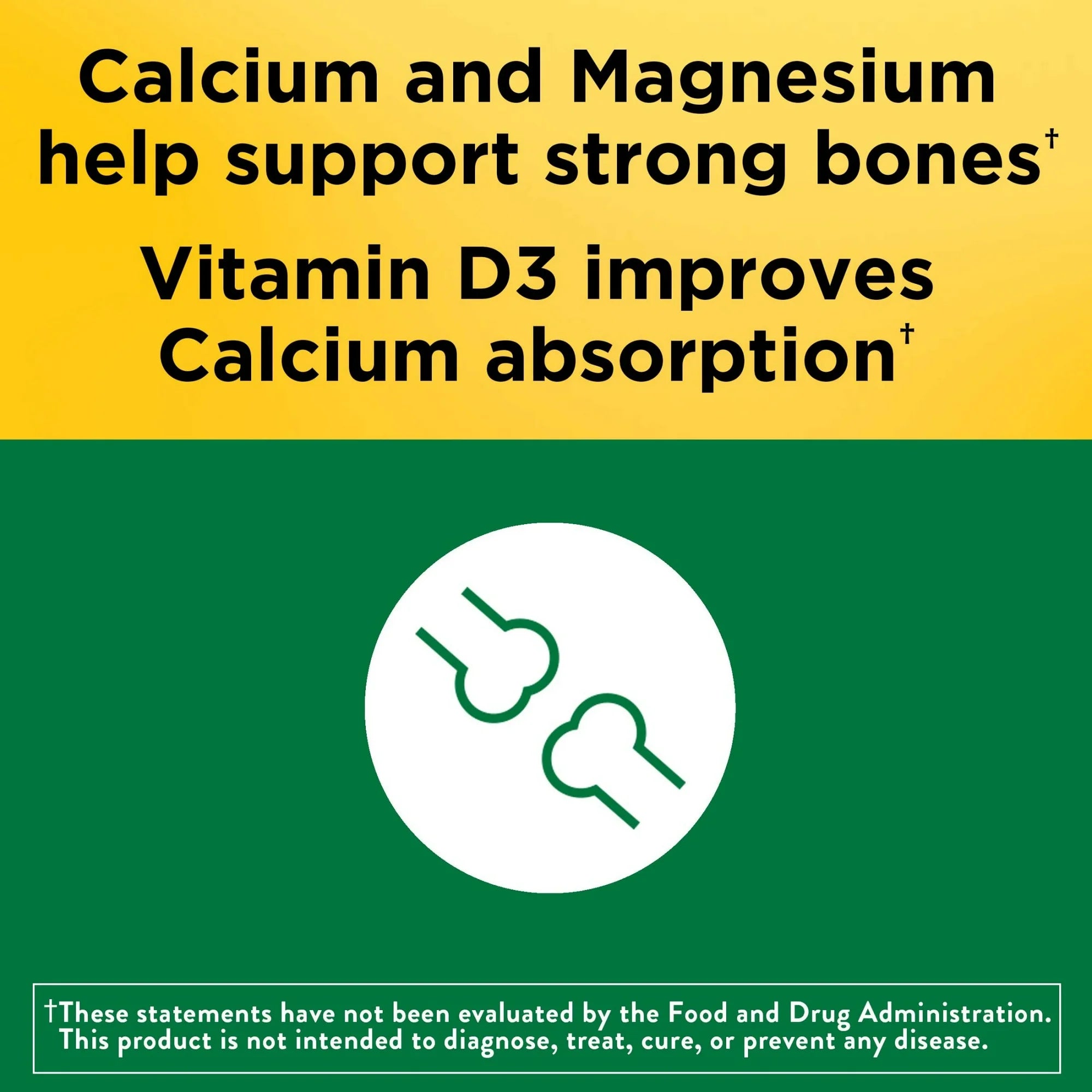Nature Made Calcium Magnesium Zinc with Vitamin D3 Tablets, Dietary Supplement, 300 Count