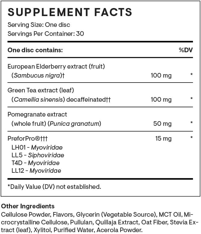 Thorne, Prebiotic +, Pomegranate Berry, 30 Nutrient Discs