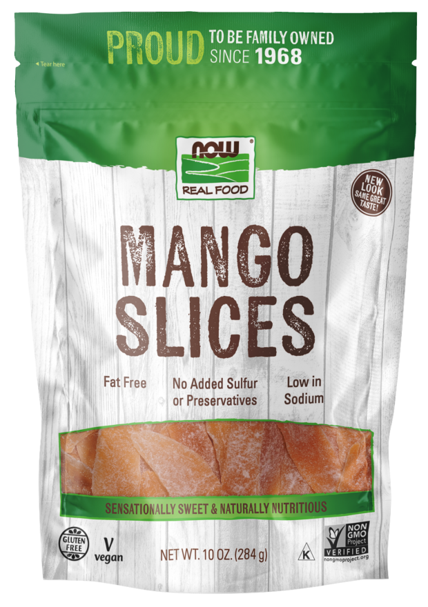 Mango Slices By Now Foods - 10 Oz Bag