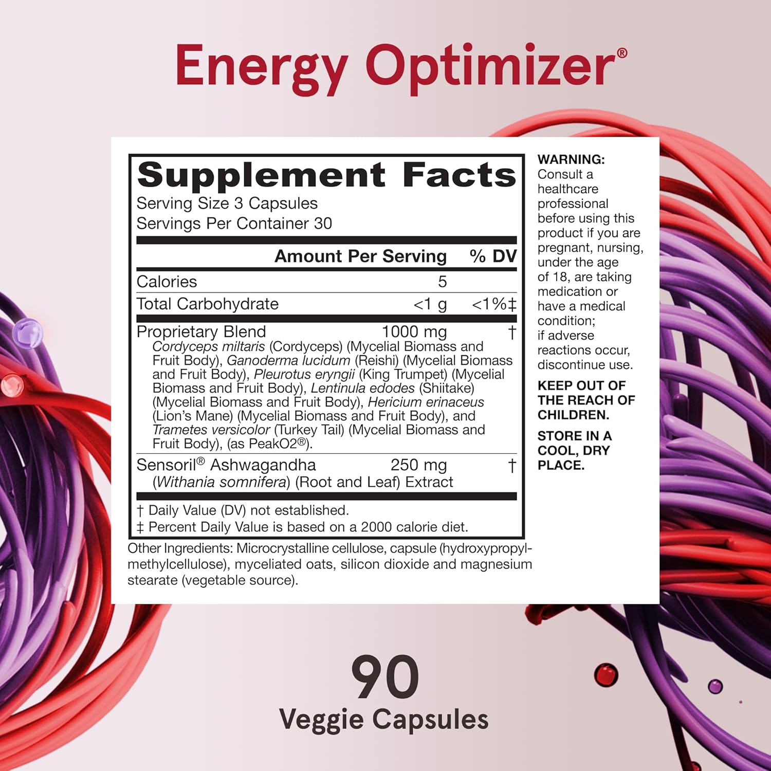 Jarrow Formulas, Energy Optimizer, 90 Veggie Capsules