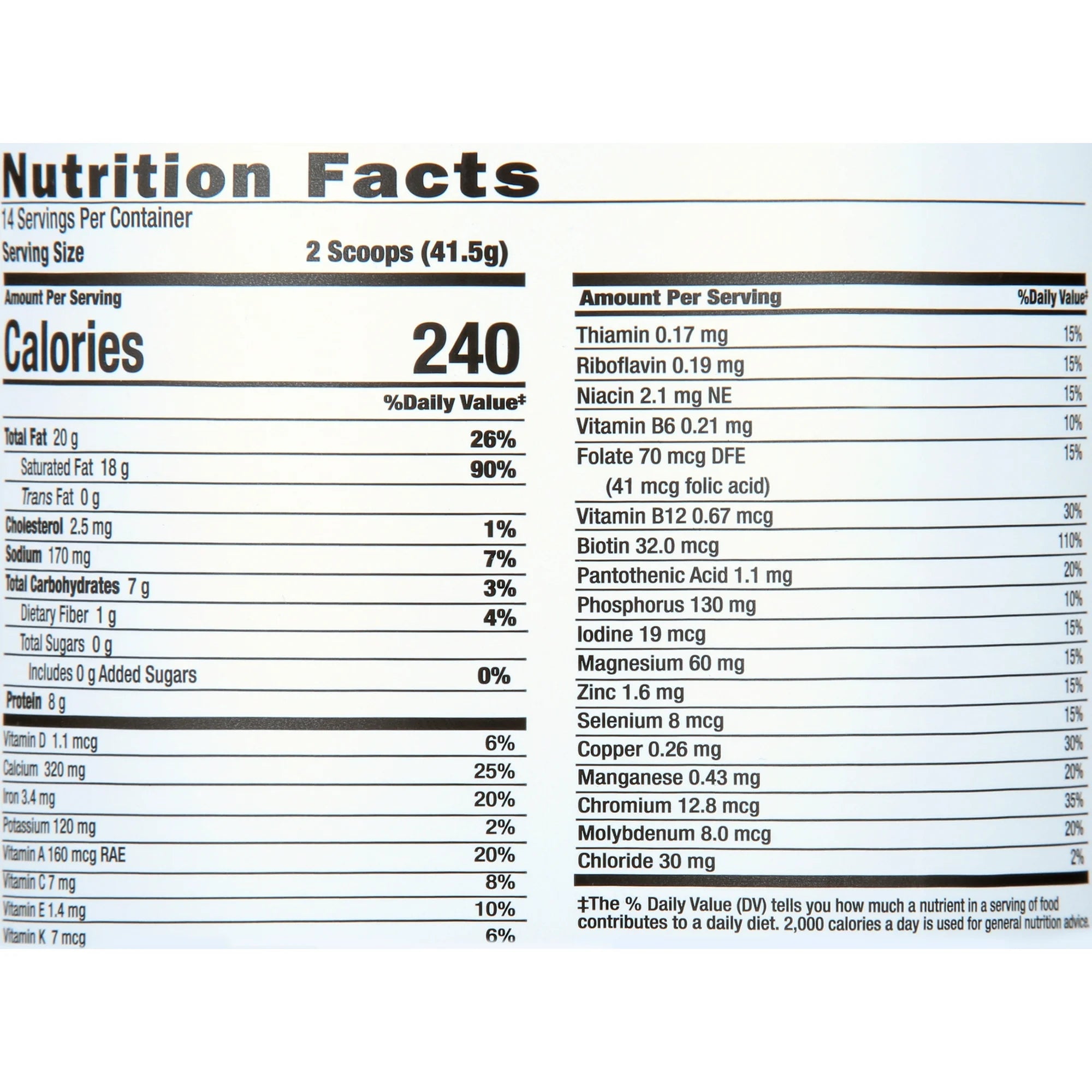 Keto Science Keto Shake Powder – Chocolate Meal Replacement with MCT Oil, Collagen, Protein – Keto Diet Supplement for Weight Loss – 14 Servings