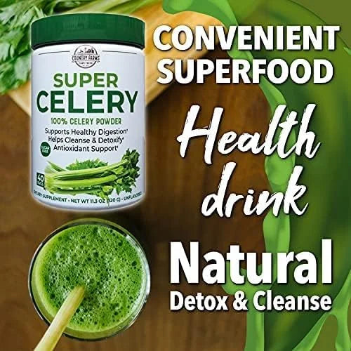 Country Farms Super Celery Drink Mix  Unflavored - 11.3 0Z