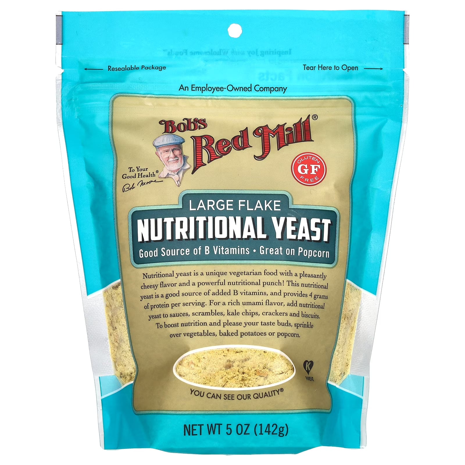 Bob's Red Mill Gluten Free Large Flake Nutritional Yeast, 5 oz