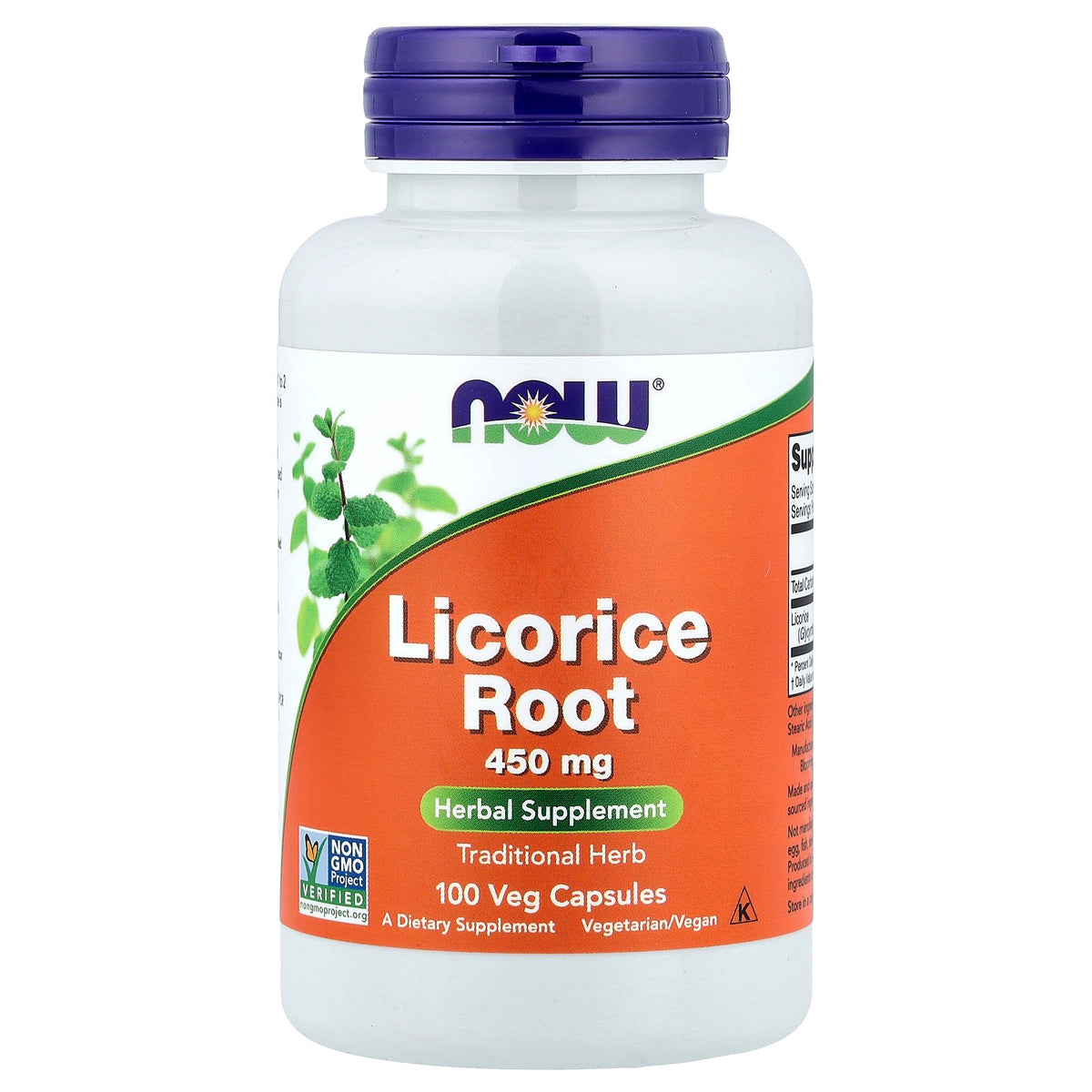 LICORICE ROOT 450mg  100 VCAPS