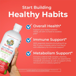 MaryRuth's, Liquid Morning Multivitamin Essentials+, Fruit Punch, 32 fl oz (946 ml)