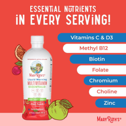 MaryRuth's, Liquid Morning Multivitamin Essentials+, Fruit Punch, 32 fl oz (946 ml)