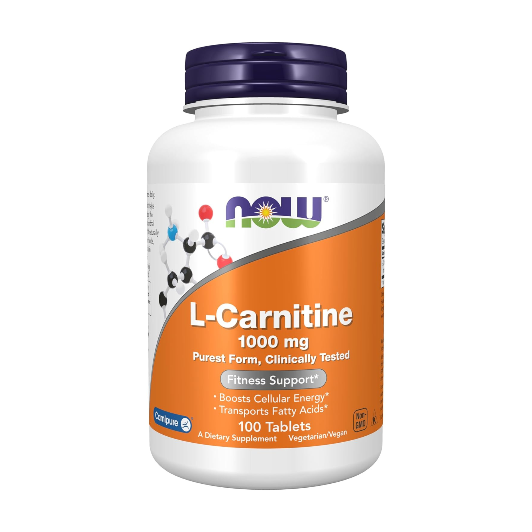 NOW Foods, L-Carnitine, 1000 mg, 100 Tablets