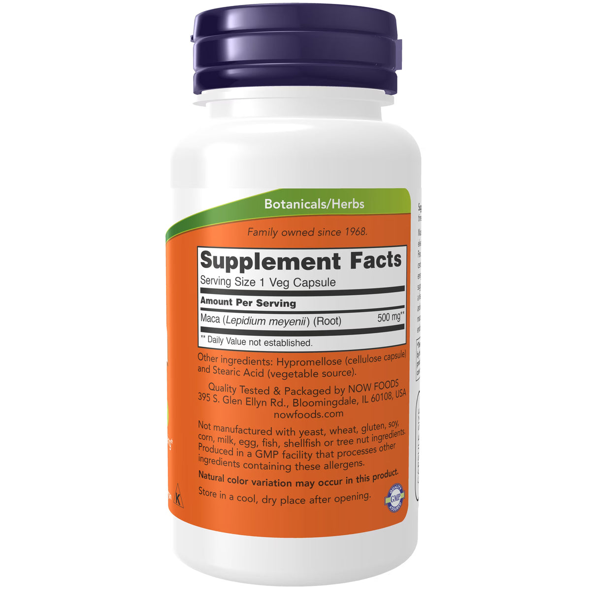MACA 500mg  100 VCAPS