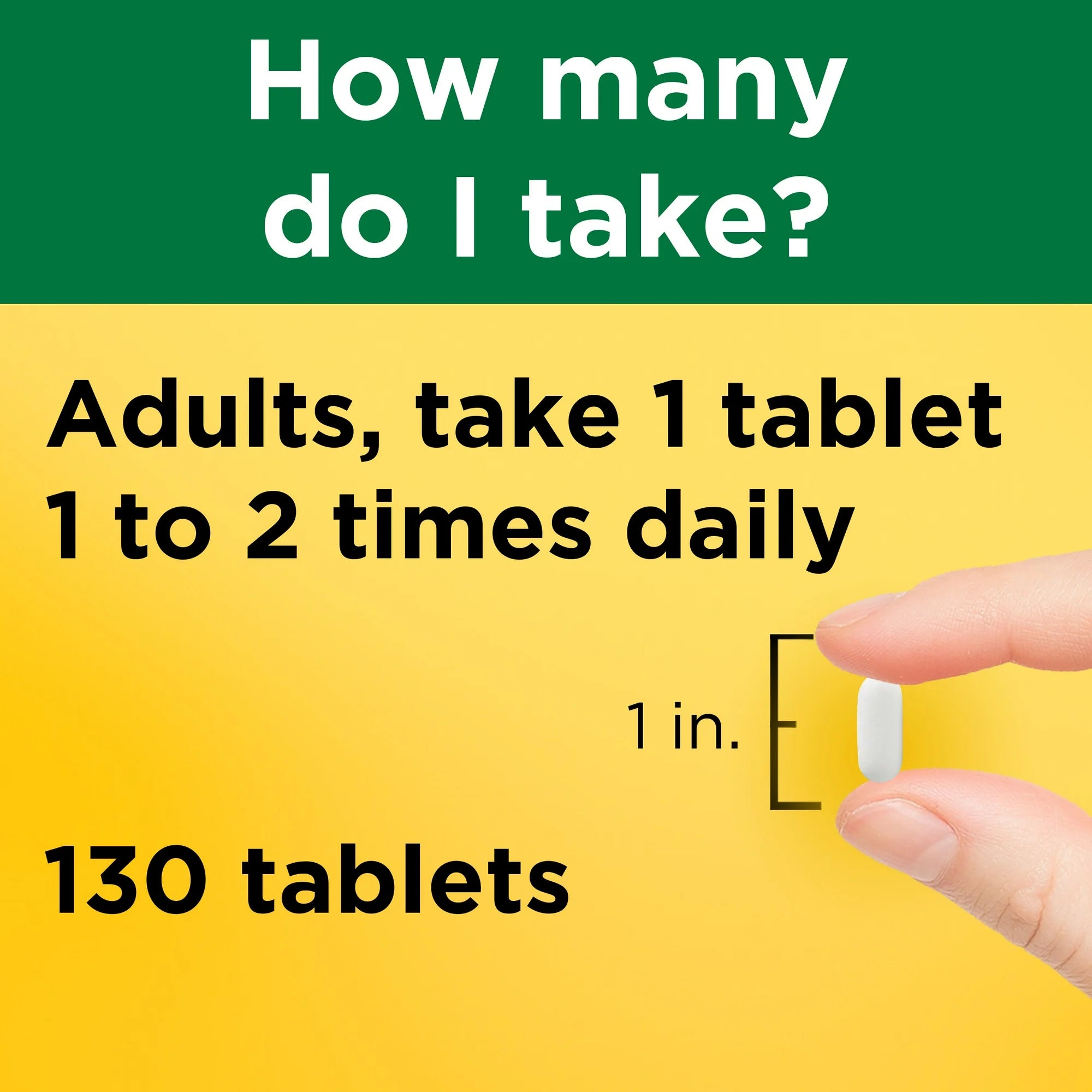 Nature Made Calcium 500 mg, with Vitamin D3 for Immune Support, Tablets, 130 Count helps support Bone Strength