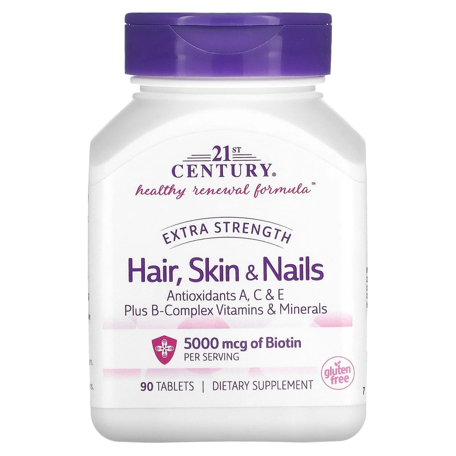 21st Century Healthy Renewal Formula Hair, Skin & Nails Extra Strength - 90 Tablets
